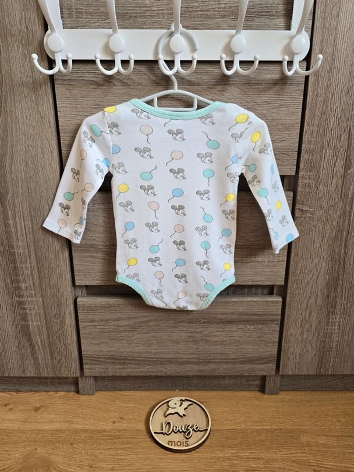 Vêtement Bébé - Bodies Mickey - Disney - 12 mois - photo numéro 6