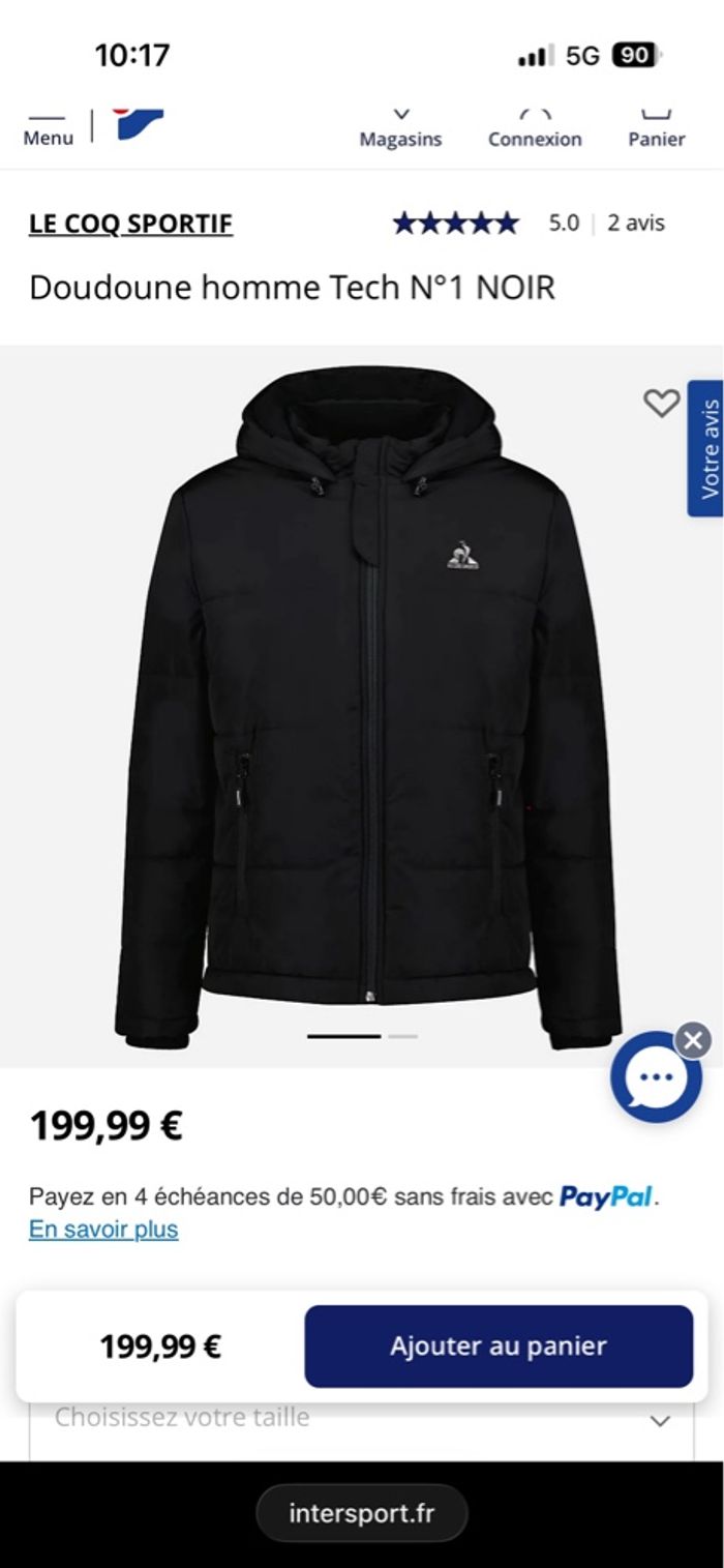 Doudoune le coq sportif - photo numéro 4