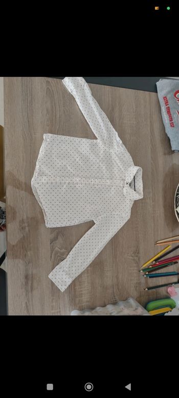 Chemise manches longues garçon