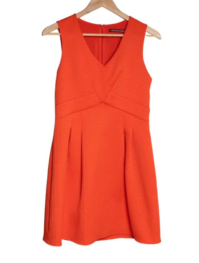 🍊 Robe orange Comptoir des Cotonniers – taille 38 - photo numéro 2