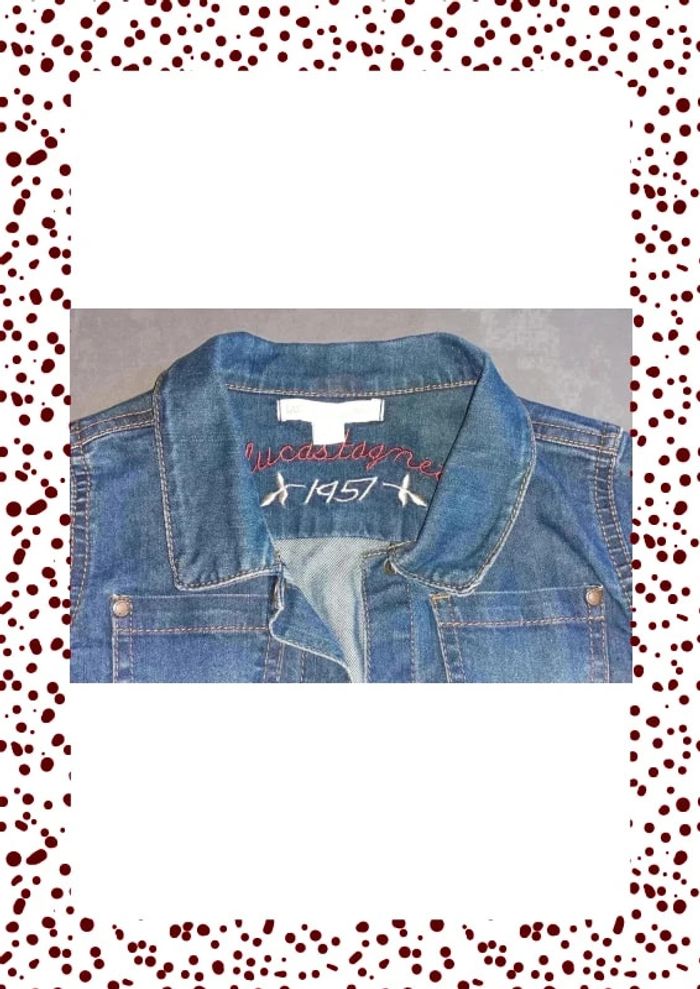 Veste en jean fille 3 ans Lulu Castagnette - photo numéro 3