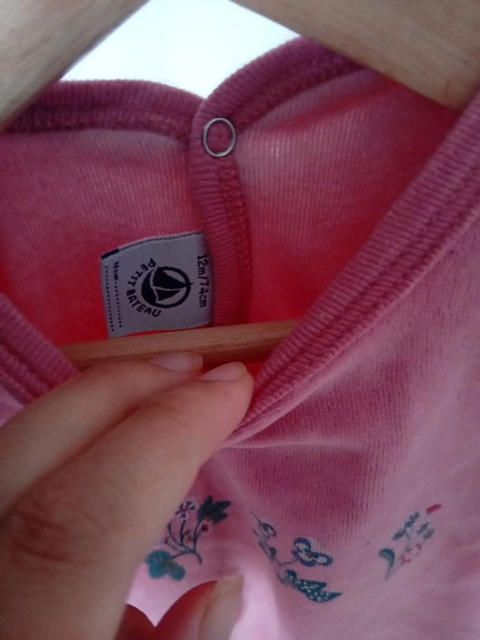 Bodie et pyjama à fleurs 🌸 Petit Bateau - 12 mois - photo numéro 4