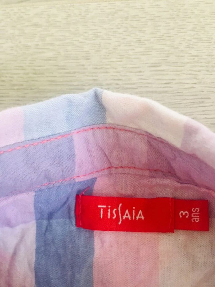 Chemise à carreaux fille 3 ans bûcheron rose - photo numéro 5