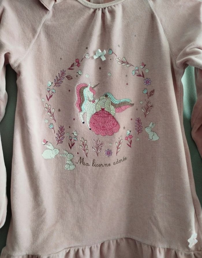 Chemise de nuit fille licorne - photo numéro 2