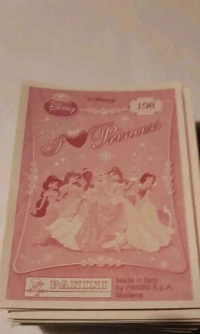 Lot de 10 images Panini I love princess - photo numéro 2