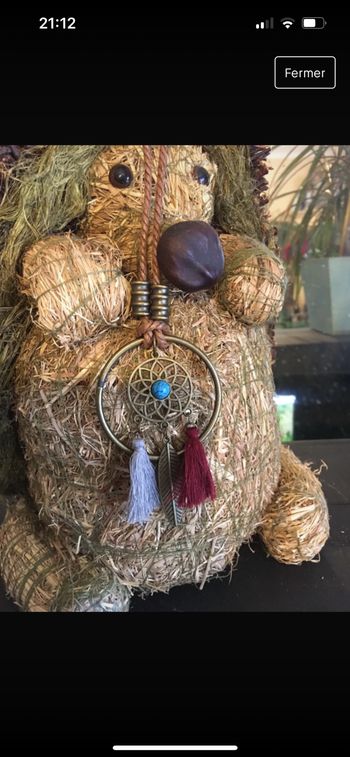 Sautoir attrape rêve avec cordon neuf