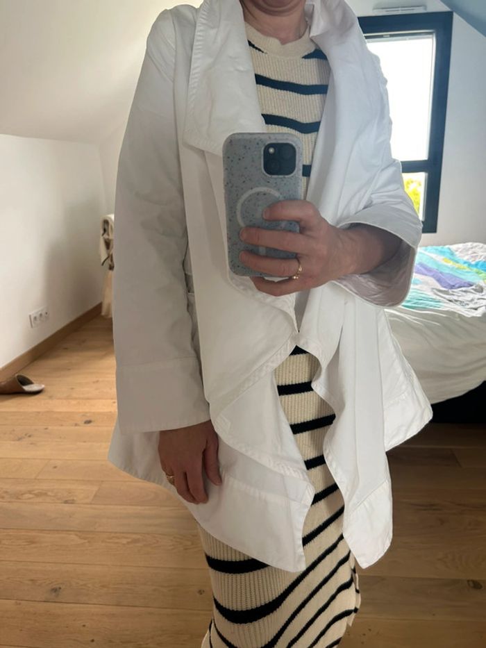 Veste drapée blanche Ekyog idéal veste de cérémonie - photo numéro 10