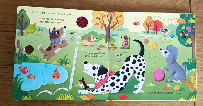 Mon livre sonore à toucher Mes animaux préférés Usborn 0 mois + - photo numéro 7