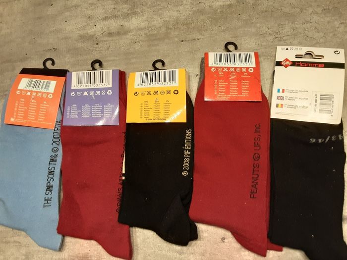 Lot chaussettes humoristiques - photo numéro 2