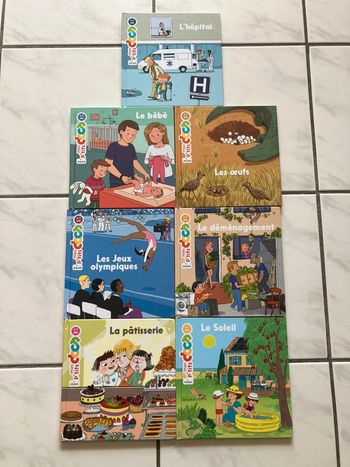 Lot de 7 livres mes p'tits docs Milan