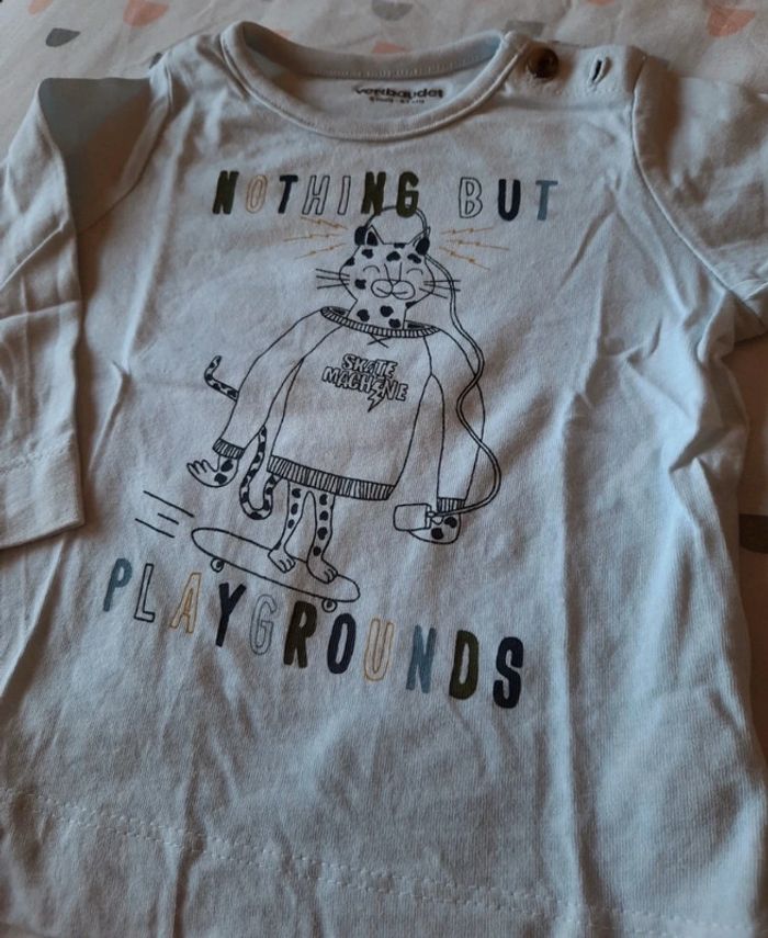 Ensemble tee-shirt et pantalon 6M Vertbaudet - photo numéro 2