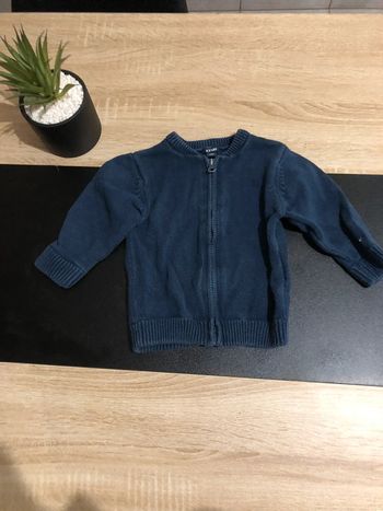 Gilet à zip garçon 12 mois