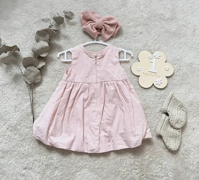 Robe rose 1 mois brioche - photo numéro 3