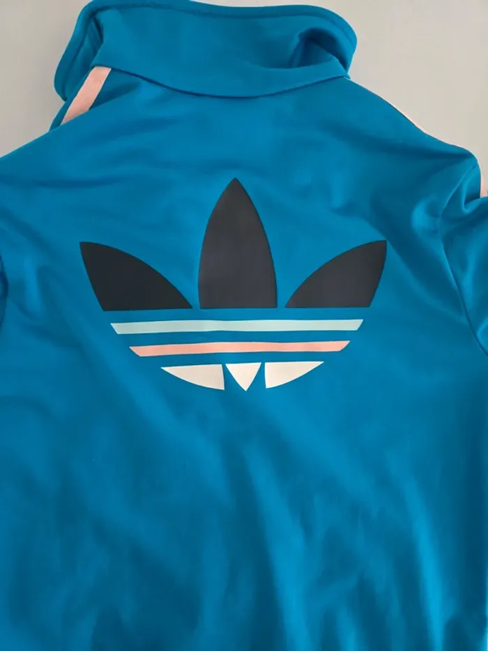Veste Adidas turquoise - photo numéro 4