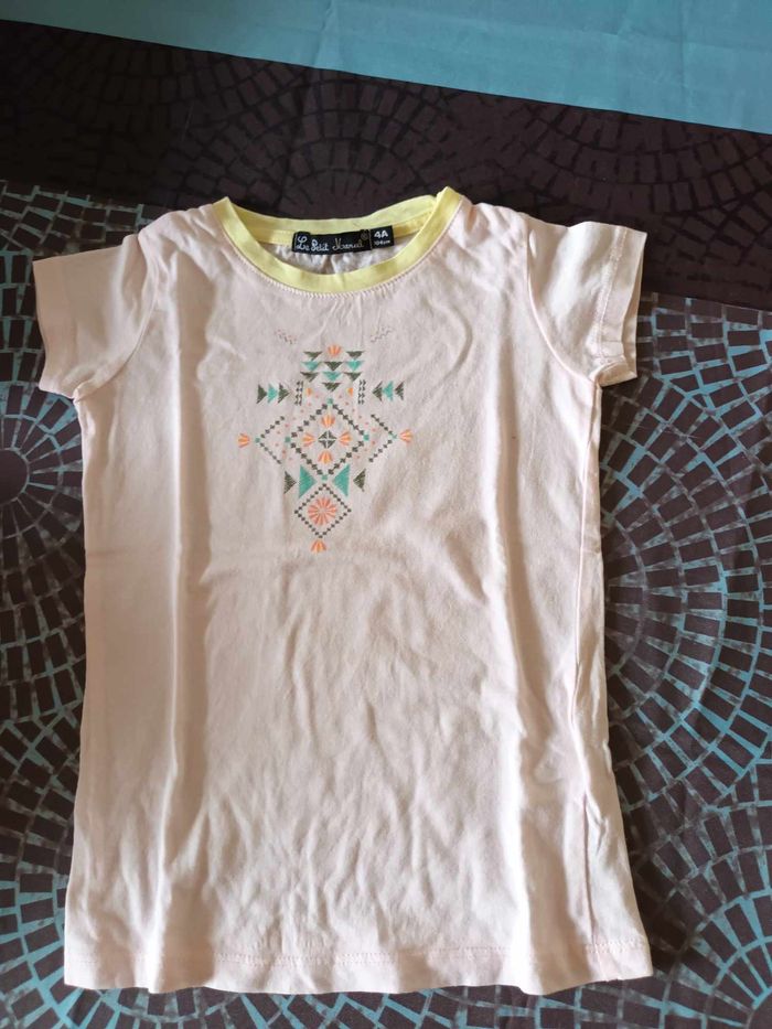 tee shirt fille 4 ans le petit marcel