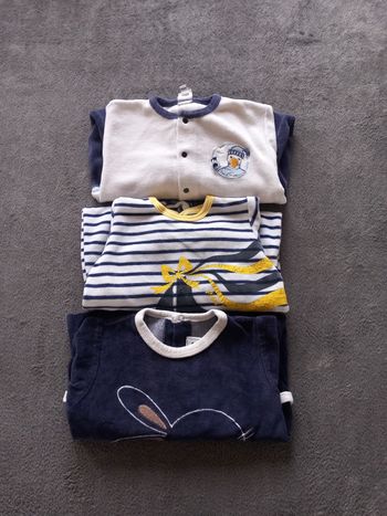 Lot de 3 pyjamas 6 mois