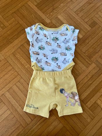 Ensemble bodies short Disney livre de la jungle