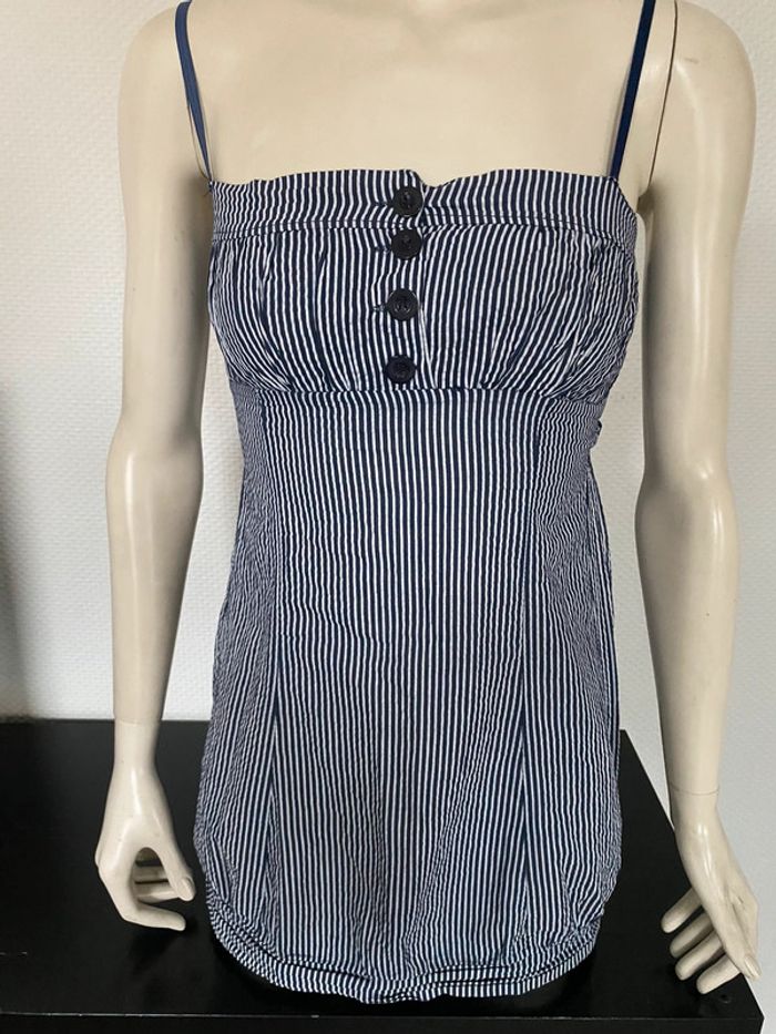 Blouse tunique lignée 🌸 S