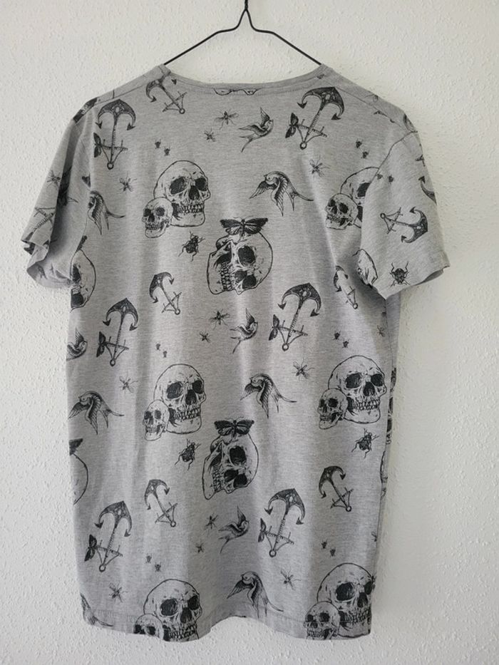 Tee-shirt femme taille M skull tête de mort - photo numéro 4