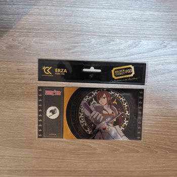 Golden / Black Ticket - Erza - Fairy Tail - édition limité - N°1800/2000!