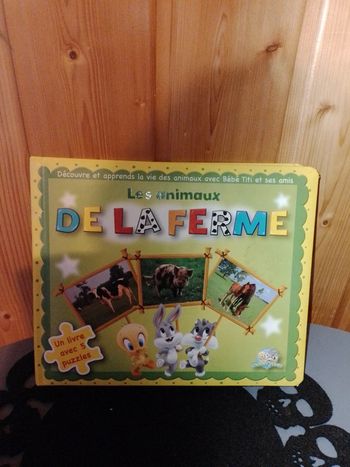 Livre puzzle les animaux de la ferme