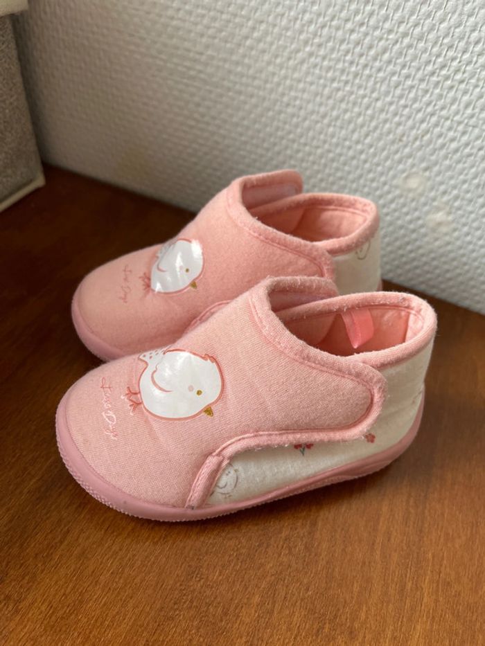 Chaussons fille rose Orchestra taille 21