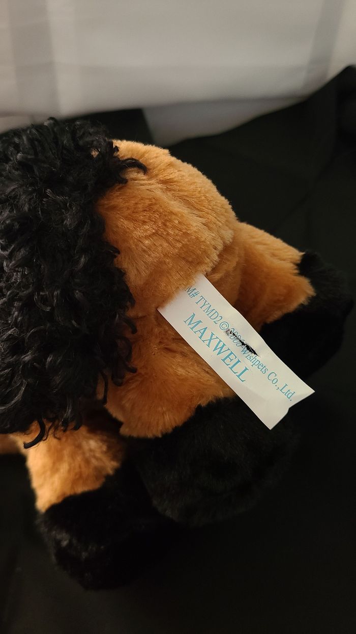 peluche poney marron noir maxwell - photo numéro 4