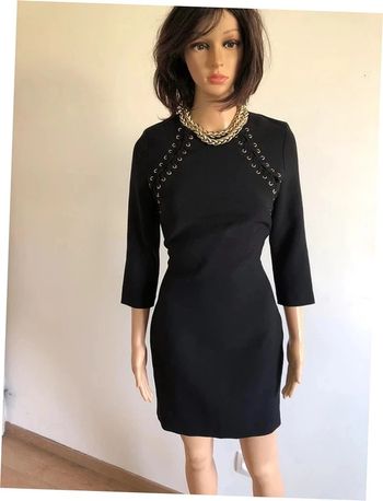 Robe noire avec oeillets dorés Morgan taille XS jamais portée