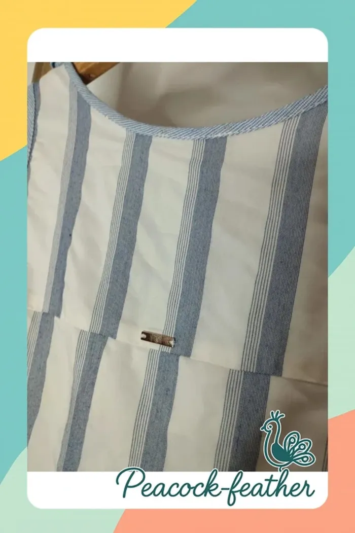 Robe bleue blanche la mode est à vous 42 - photo numéro 9