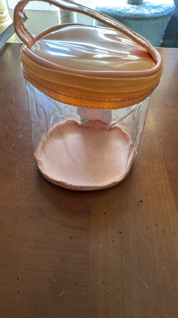 Sac transparent Yves Rocher Orange