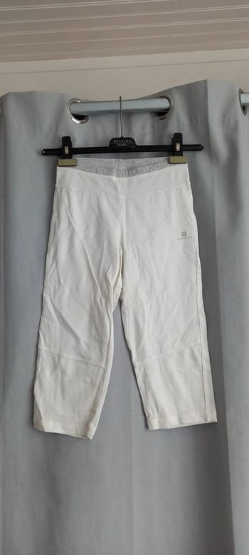Leggings blanc domyos 36