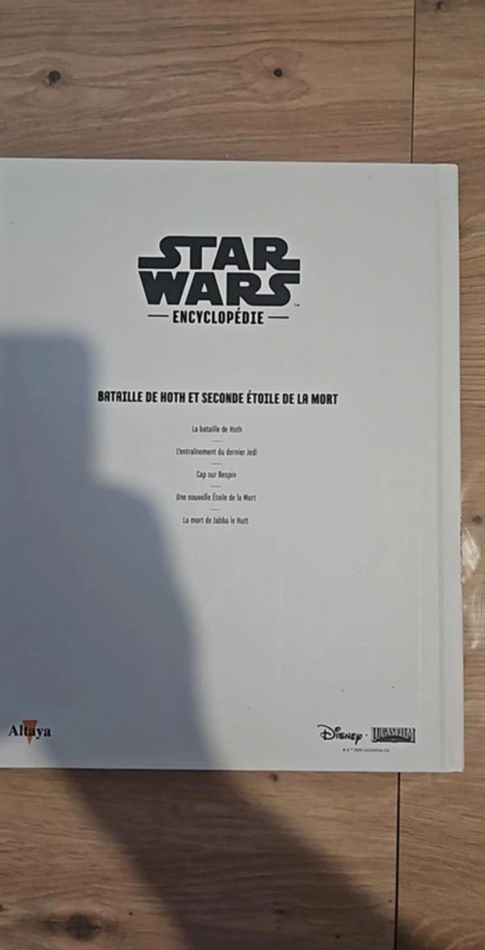 Livre star wars bataille de hoth et seconde étoile de la mort - photo numéro 2