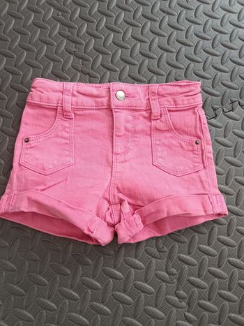 Short jean rose
