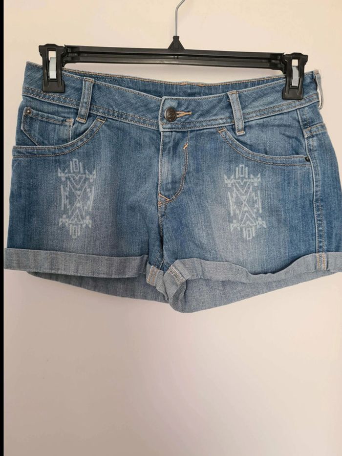 Mini short jean taille 38