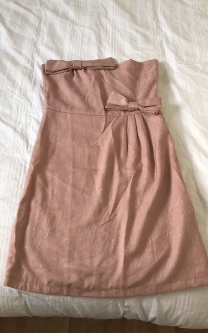 Robe bustier vieux rose 36 - photo numéro 2
