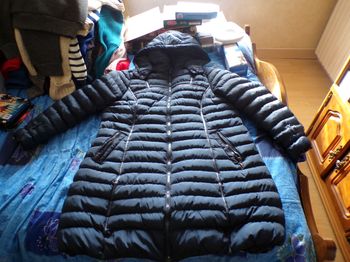 Longue doudoune marine mixte taille L