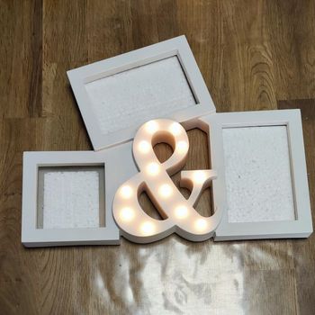 Cadre lumineux Triple photos