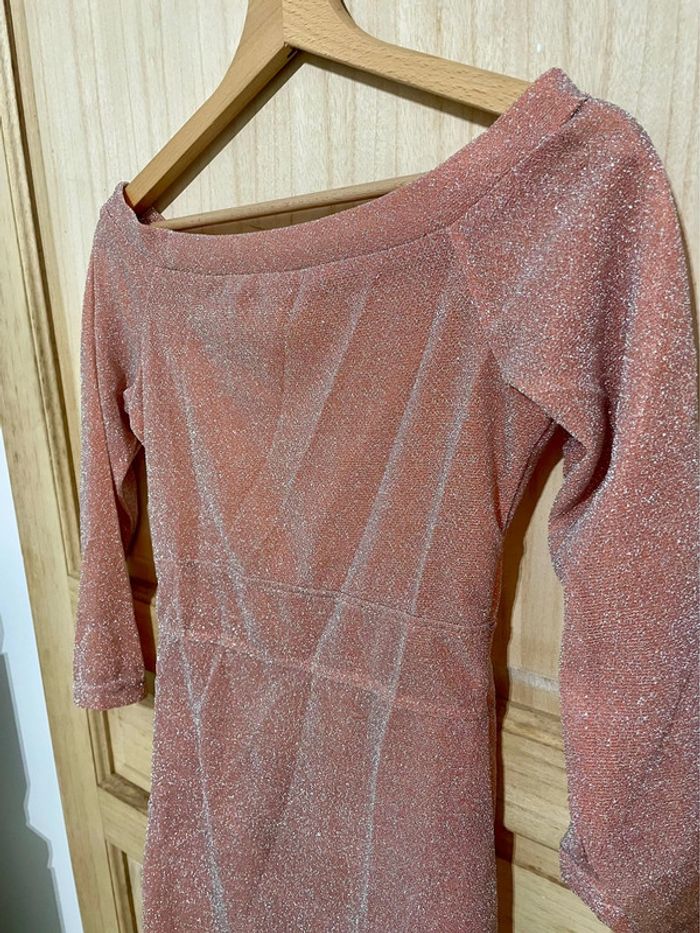 Robe de fête scintillante manches 3/4 - photo numéro 11