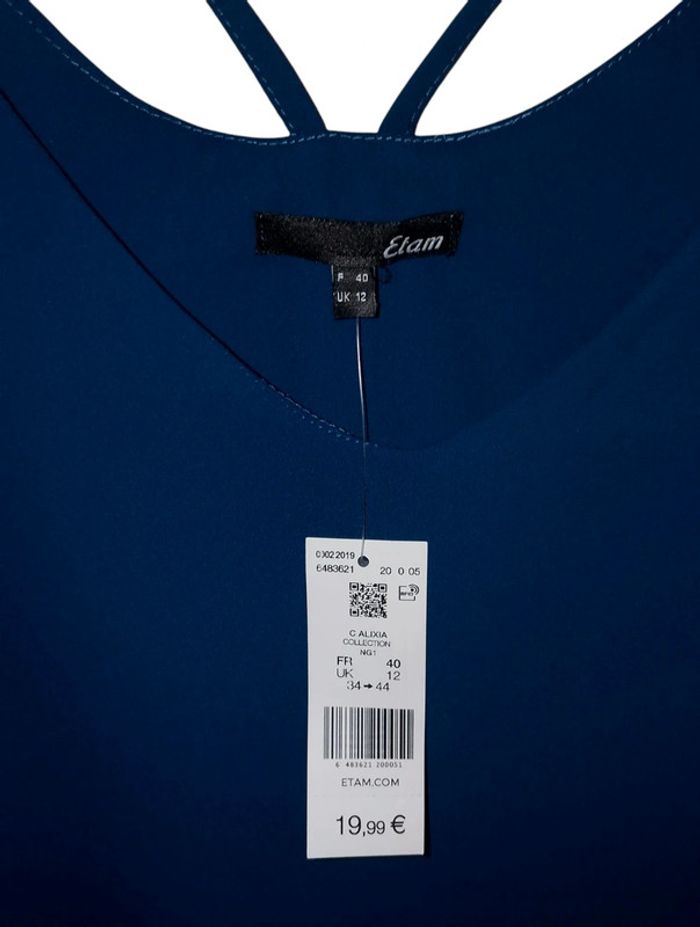 Top bleu nuit - photo numéro 4