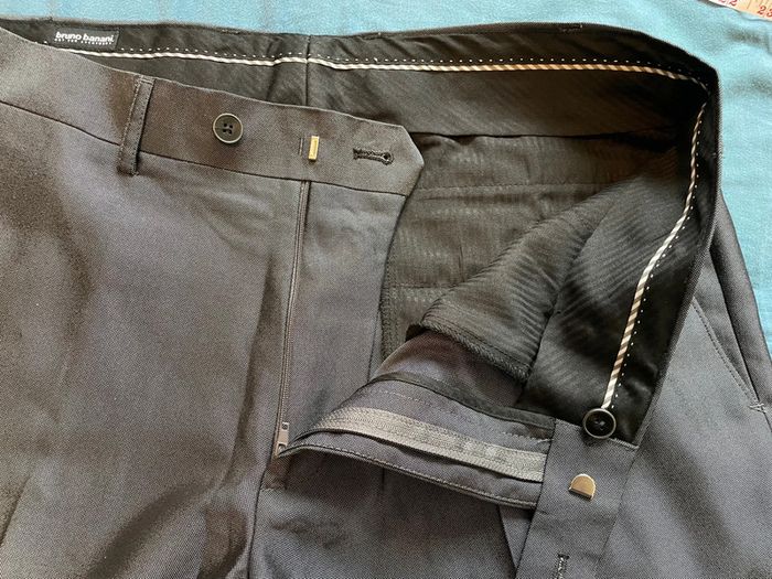 Pantalon de costume gris métallique - photo numéro 8