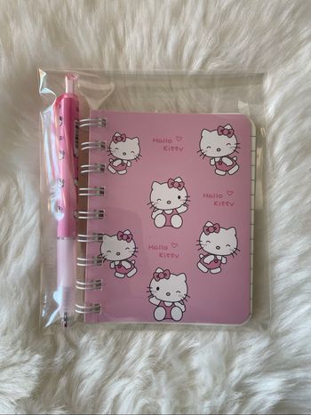 Carnet + stylo hello kitty
