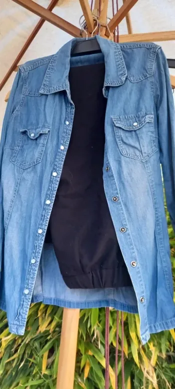 Chemise légère denim 36