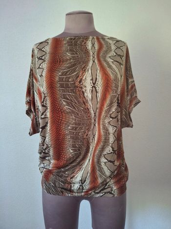 Blouse S serpent manche courte