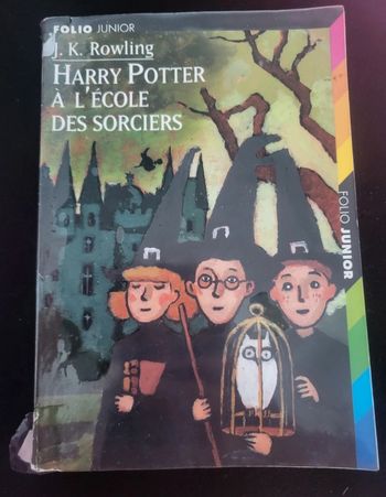 Livre Harry Potter à l'école des sorciers- Jk Rowling