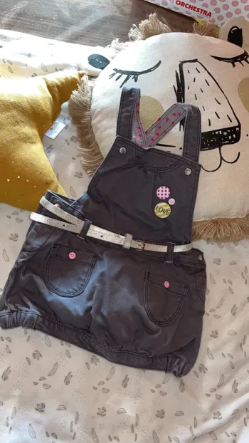 Robe à bretelle Gemo 12 mois