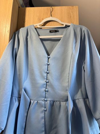 Blouse bleu boohoo