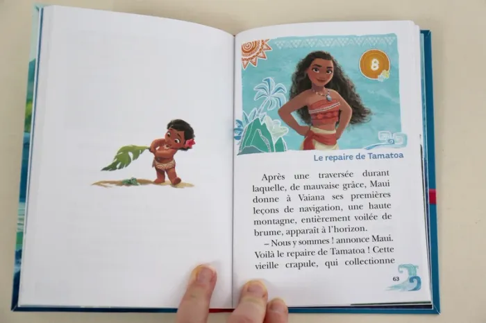 Livre "Vaiana, la légende du bout du monde: le roman du film" collection bibliothèque rose - photo numéro 4
