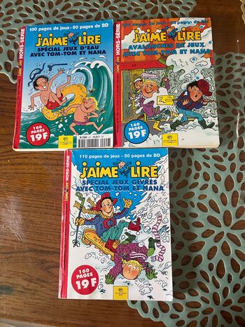 Lot de 3 j’aime lire