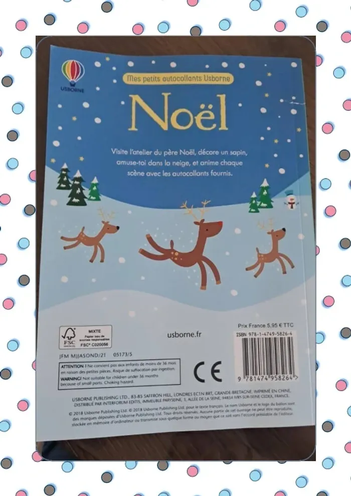 Cahier autocollant noël - photo numéro 8