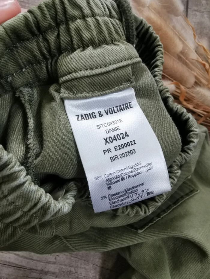 🌸Short kaki Zadig et Voltaire 9mois 71cm - photo numéro 8